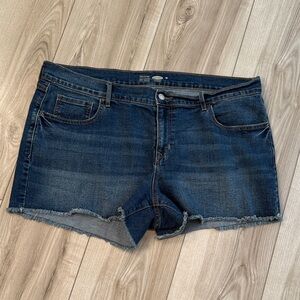 Old Navy Dark Blue Jean Shorts- 16